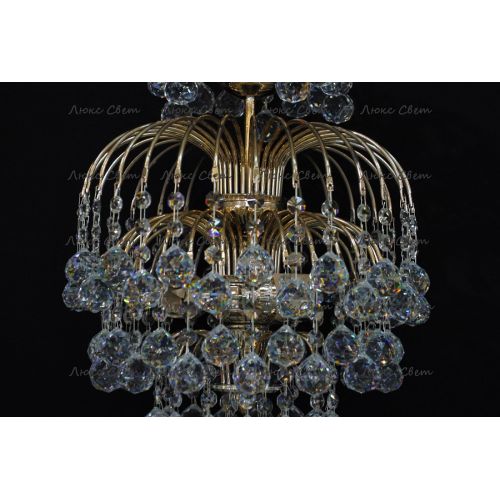 Люстра Хрустальные брызги с подвесом шар 30 мм в Самаре Гусь Хрустальный