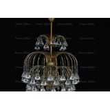 Люстра Хрустальные брызги с подвесом конус 40 мм в Самаре