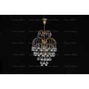 Люстра Хрустальные брызги с подвесом конус 40 мм
