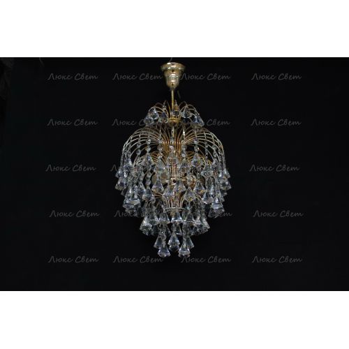 Люстра Хрустальные брызги с подвесом конус 40 мм в Самаре Гусь Хрустальный