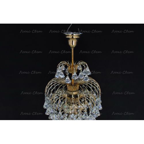 Люстра Хрустальные брызги с подвесом конус 40 мм в Самаре Гусь Хрустальный