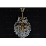 Люстра Хрустальные брызги с подвесом конус 40 мм в Самаре