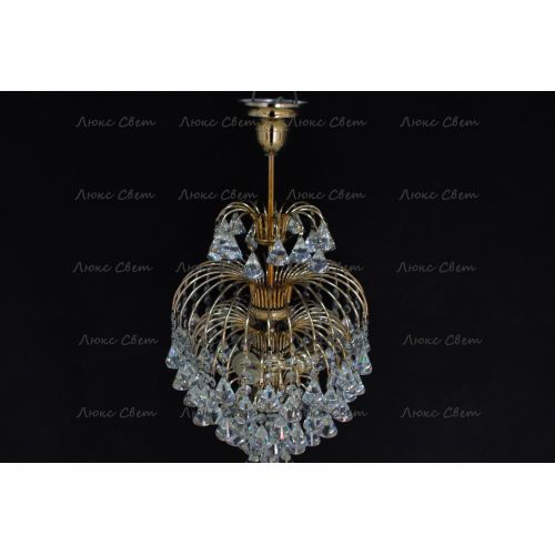 Люстра Хрустальные брызги с подвесом конус 40 мм в Самаре Гусь Хрустальный