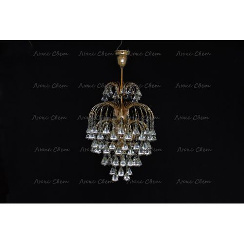 Люстра Хрустальные брызги с подвесом конус 40 мм в Самаре Гусь Хрустальный