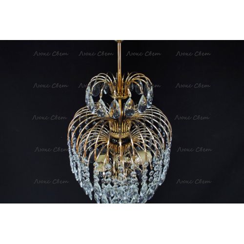 Люстра Хрустальные Брызги с подвесом журавлик в Самаре Гусь Хрустальный