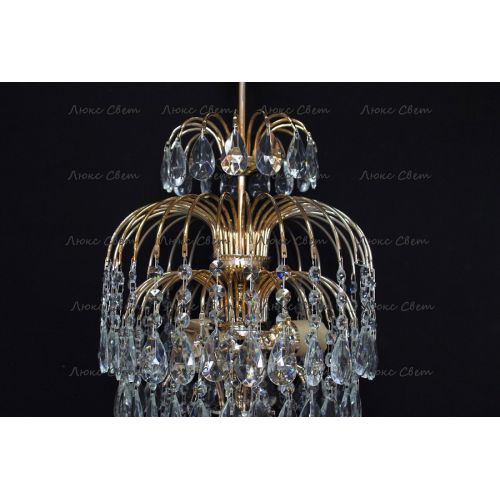 Люстра Хрустальные Брызги с подвесом журавлик в Самаре Гусь Хрустальный