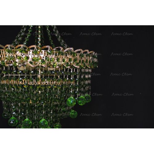 Люстра Натали Софья зеленая в Самаре Гусь Хрустальный