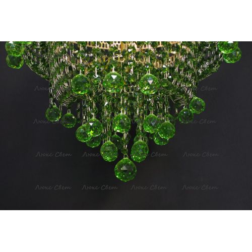 Люстра Натали Софья зеленая в Самаре Гусь Хрустальный