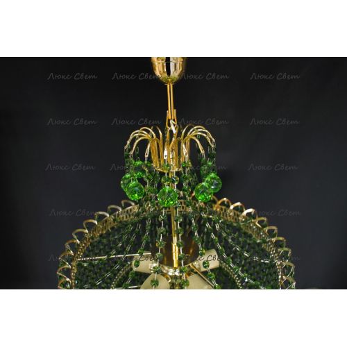 Люстра Натали Софья зеленая в Самаре Гусь Хрустальный