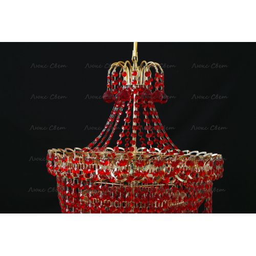 Люстра Натали Софья красная  в Самаре Гусь Хрустальный