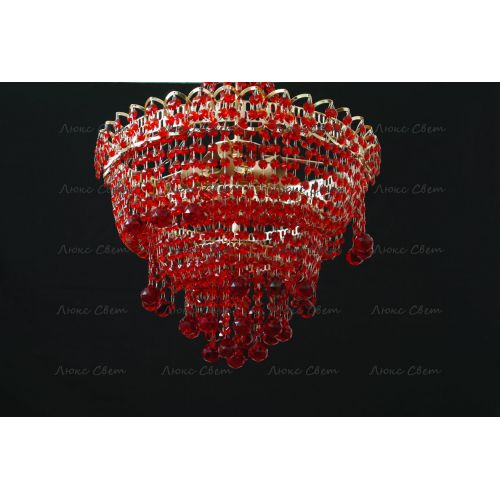 Люстра Натали Софья красная  в Самаре Гусь Хрустальный