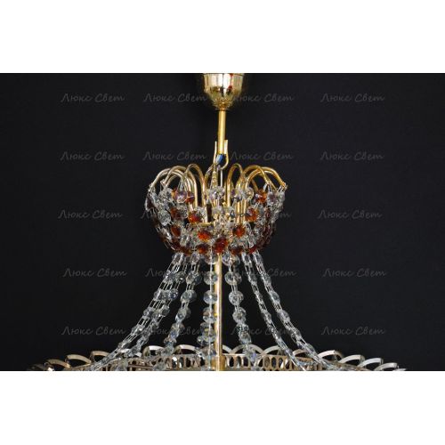 Люстра Натали Роза чайная в Самаре Гусь Хрустальный