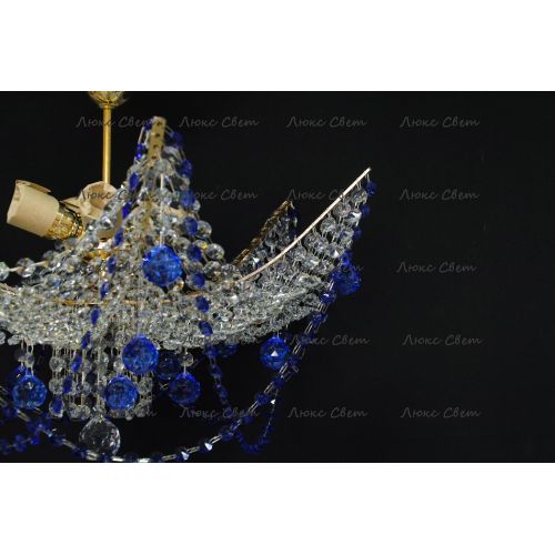 Люстра Марина № 2 цветная  в Самаре Гусь Хрустальный