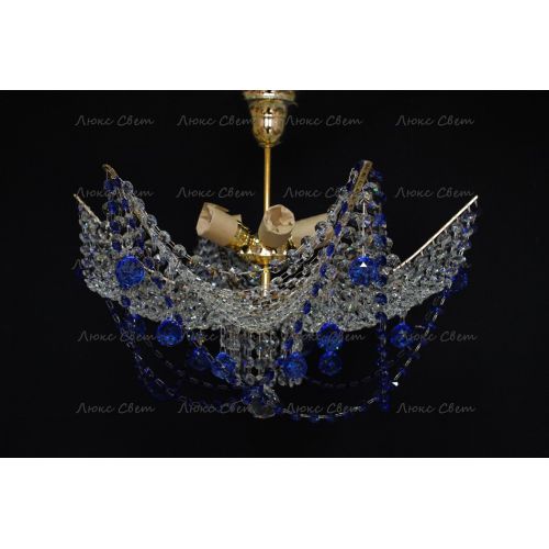 Люстра Марина № 2 цветная  в Самаре Гусь Хрустальный