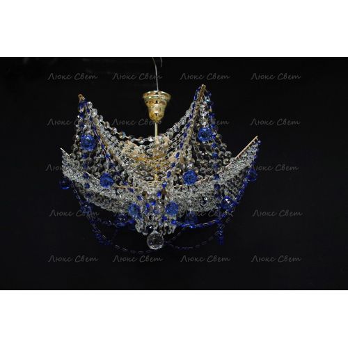 Люстра Марина № 2 цветная  в Самаре Гусь Хрустальный