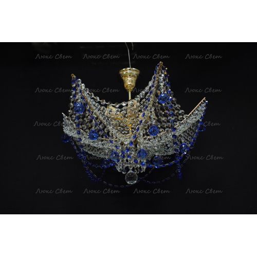 Люстра Марина № 2 цветная  в Самаре Гусь Хрустальный