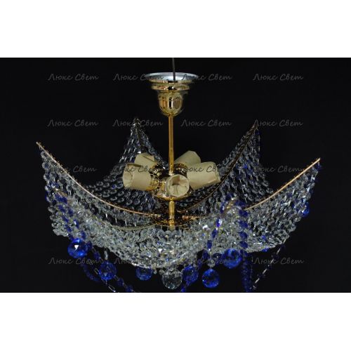 Люстра Марина № 2 цветная  в Самаре Гусь Хрустальный
