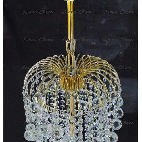 Люстра Лотос с подвесом диаметр 1000 мм высота1500 мм в Самаре Гусь Хрустальный