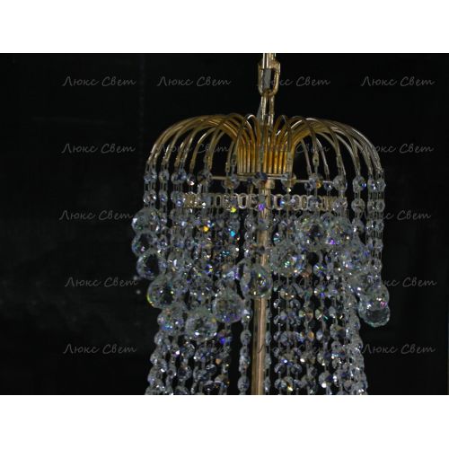 Люстра Лотос с подвесом диаметр 1000 мм высота1500 мм в Самаре Гусь Хрустальный