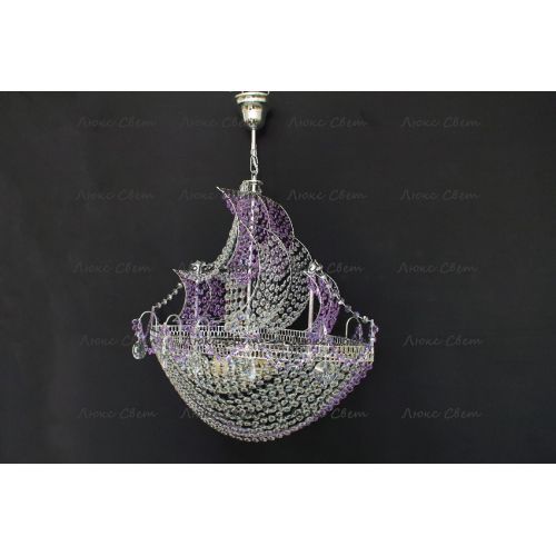 Люстра Корвет фиолетовый в Самаре Гусь Хрустальный