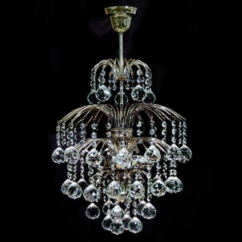 Люстра Хрустальные Брызги с подвесом шар 40 в Самаре Гусь Хрустальный