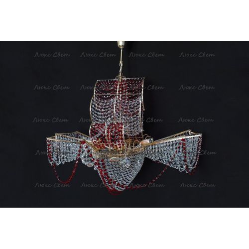 Люстра Летучий Голландец красный в Самаре Гусь Хрустальный