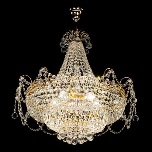 Люстра Агата большая в Самаре Гусь Хрустальный