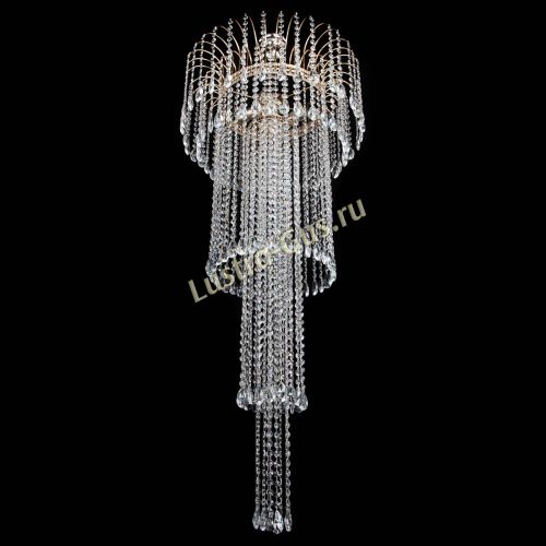 Люстра Агата Каскад №4 длинная в Самаре Гусь Хрустальный