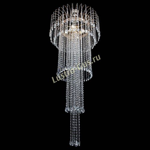 Люстра Агата Каскад №4 длинная в Самаре Гусь Хрустальный