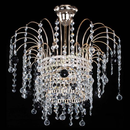 Люстра Агата Венеция №1 черная в Самаре Гусь Хрустальный