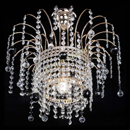 Люстра Агата Венеция №1 черная в Самаре Гусь Хрустальный