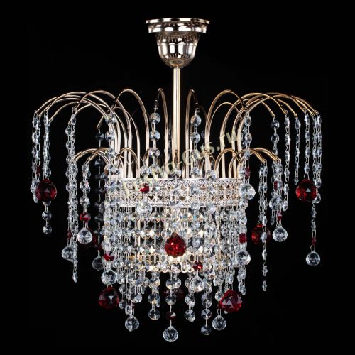 Люстра Агата Венеция №1 красная в Самаре Гусь Хрустальный