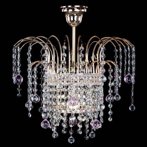 Люстра Агата Венеция №1 розовая в Самаре Гусь Хрустальный