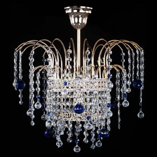 Люстра Агата Венеция №1 синяя в Самаре Гусь Хрустальный