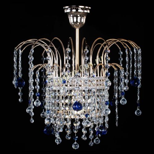 Люстра Агата Венеция №1 синяя в Самаре Гусь Хрустальный
