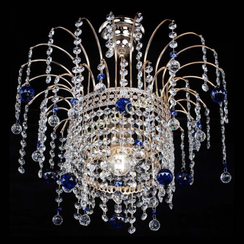 Люстра Агата Венеция №1 синяя в Самаре Гусь Хрустальный