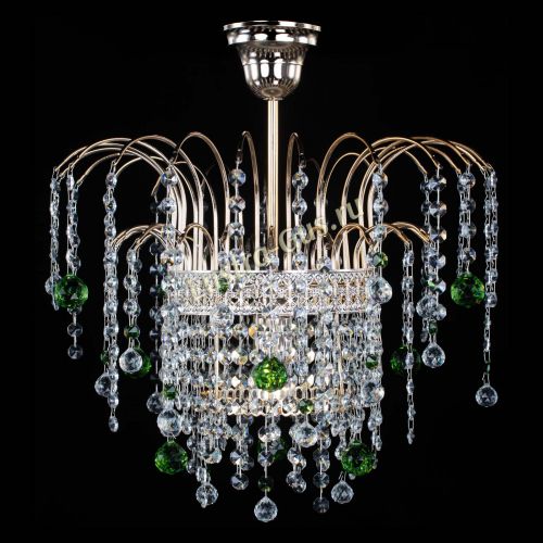 Люстра Агата Венеция №1 зеленая в Самаре Гусь Хрустальный