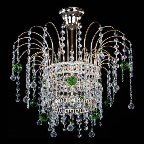 Люстра Агата Венеция №1 зеленая в Самаре Гусь Хрустальный
