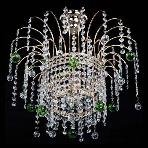 Люстра Агата Венеция №1 зеленая в Самаре Гусь Хрустальный