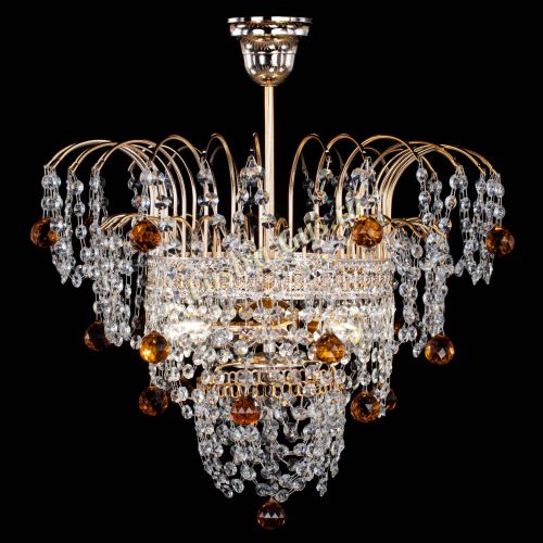 Люстра Агата Венеция №2 - 3 лампы чайная в Самаре Гусь Хрустальный