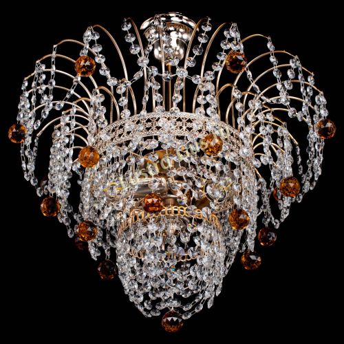 Люстра Агата Венеция №2 - 3 лампы чайная в Самаре Гусь Хрустальный