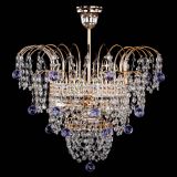 Люстра Агата Венеция №2 - 3 лампы фиолетовая в Самаре