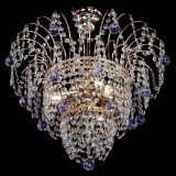 Люстра Агата Венеция №2 - 3 лампы фиолетовая в Самаре