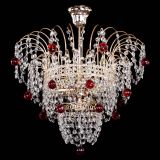 Люстра Агата Венеция №2 - 3 лампы красная в Самаре