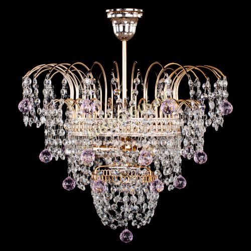 Люстра Агата Венеция №2 - 3 лампы розовая в Самаре Люстра Агата Венеция №2 - 3 лампы розовая в Самаре