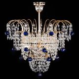 Люстра Агата Венеция №2 - 3 лампы синяя в Самаре