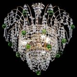 Люстра Агата Венеция №2 - 3 лампы зеленая в Самаре