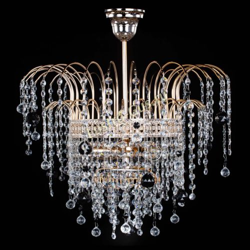 Люстра Агата Венеция №3 черная в Самаре Гусь Хрустальный