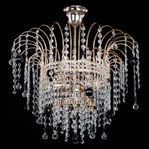 Люстра Агата Венеция №3 черная в Самаре Гусь Хрустальный