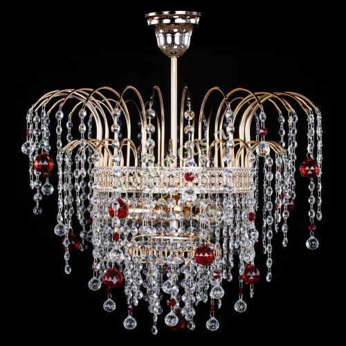 Люстра Агата Венеция №3 красная в Самаре Гусь Хрустальный